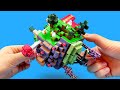 Making Minecraft 3x3 Rubik’s Cube 🟩 Clay DIY