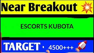 Escorts Share Analysis Next Week s Targets and Support Levels