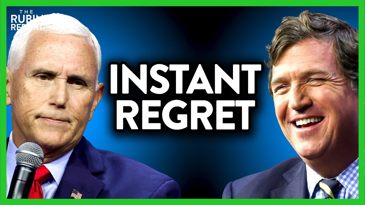 The Exact Moment When Tucker Carlson Ended Mike Pence’s Campaign | ROUNDTABLE | Rubin Report