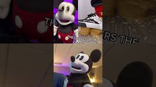 Mickey Reacts To Original Mickey Puppet Video??