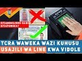 TCRA WAWEKA WAZI KUHUSU USAJILI WA NAMBA ZA SIMU KWA VIDOLE TCRA WAWEKA WAZI KUHUSU USAJILI WA NAMBA ZA SIMU KWA VIDOLE