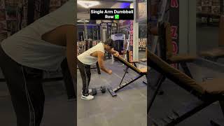 🏋️ Single Arm Row Tutorial |  #gymmotivation #motivation #workout #trending #gym