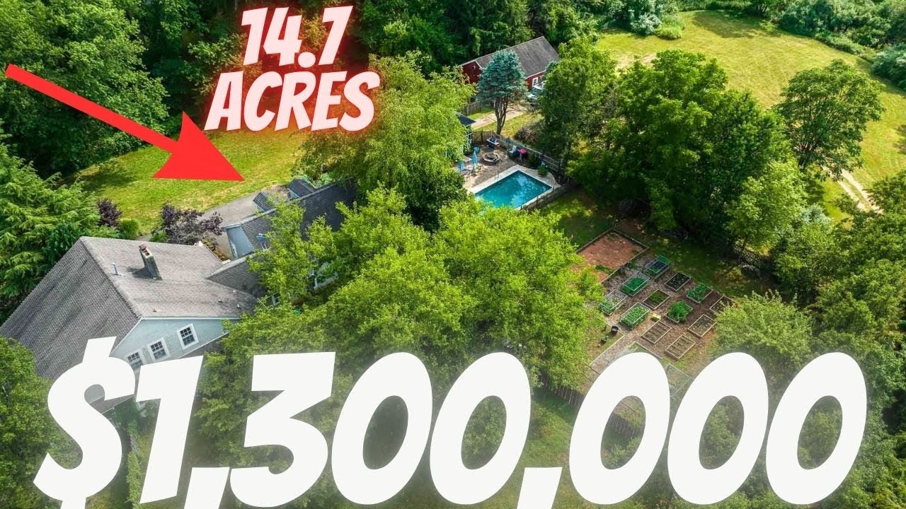 TOURING A UNIQUE LUXURY $1.3M 14 ACRE TRANQUIL HOME IN MILLSTONE NEW JERSEY!!