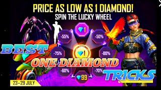 FREE FIRE NEW EVENT || SPIN THE LUCKY WHEEL || ELITE PASS ONLY 1 DIAMOND|| #LUCKYWHEEL #ONEDIAMOND screenshot 5