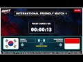 🔴 LIVE | KOREA 🇰🇷 vs 🇮🇩 INDONESIA | International Women's Friendly Match 1 | Live Score Volleyball