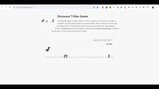 Build a T-Rex Chrome Dino Runner Game Clone in Browser Using HTML5 CSS3 and Javascript screenshot 3