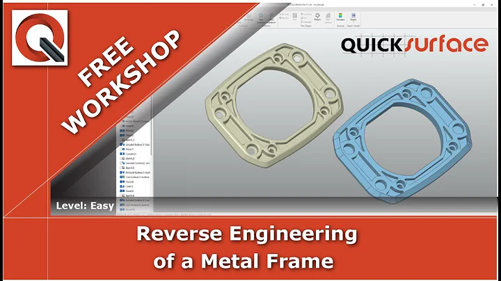 Workshop: Reverse Engineering a Metal Frame | QUICKSURFACE Beginner Workshop