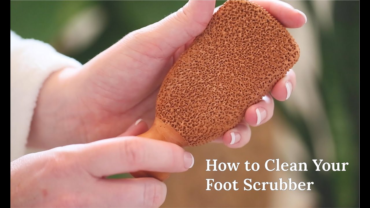 How to Clean Your Foot Scrubber - YouTube