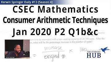 Consumer arithmetic techniques with no consumer arithmetic! | Jan 2020 paper 2 Q1 b&c