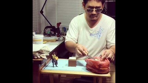 Vignette Diorama Base Making