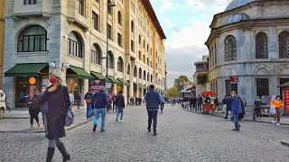 Istanbul Walk | Streets of Sirkeci &amp; Eminönü on a late afternoon in Autumn