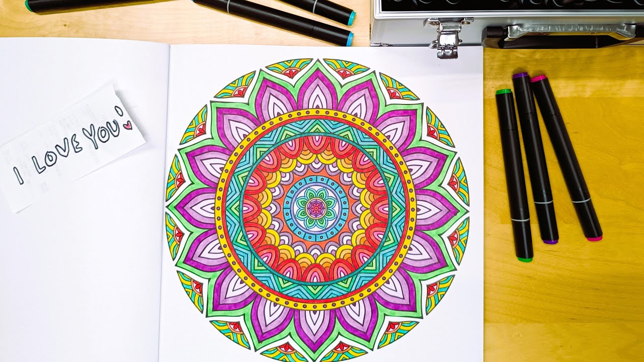 🌿 Unwind With Me: Mesmerizing Mandala Coloring