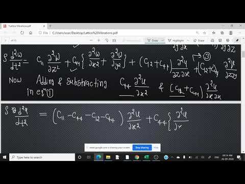 Lattice Vibration # Lecture 19 # Solid State Physics # M.Sc. Final