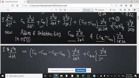 Lattice Vibration # Lecture 19 # Solid State Physics # M.Sc. Final