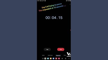 Day 2 of trying to pause the Stopwatch at 10 seconds