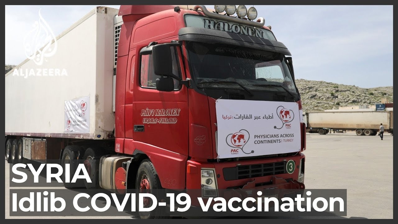 منطقة إدلب السورية تتلقى أول دفعة من لقاحات كوفيد-19