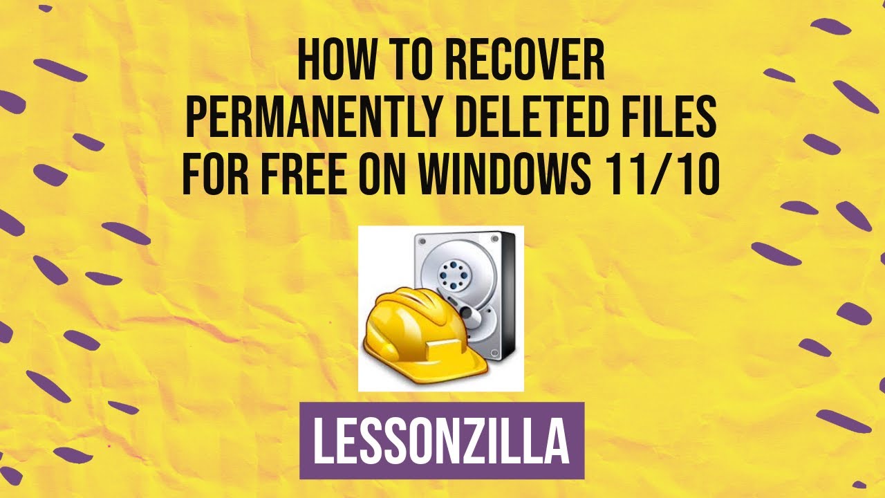 How To Recover Permanently Deleted Files For Free On Windows 10 and 11 ...