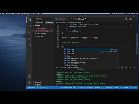 Javascript algos - reverse String using Javascript in 5 mins