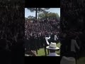 People singing ‘Robbery’ at Juice Wrld’s funeral