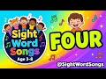 FOUR - Sight Word Song for Kids | Learn to Read | @SightWordSongs