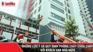 Những lưu ý và quy định phòng cháy chữa cháy với khách sạn nhà nghỉ