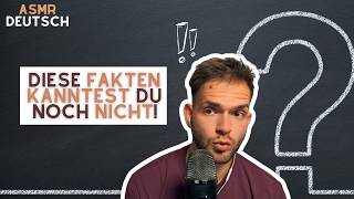 ASMR Deutsch / Kuriose Fakten geflüstert + sanfter Regensound! 😴