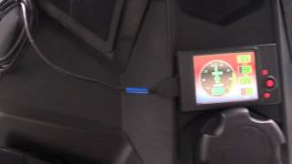 Dyno jet LCD display operating.