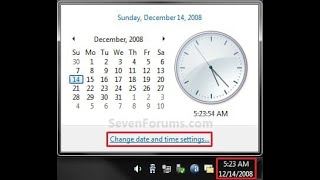#3 way (Fixed) Date and Time Changes Windows 7 ||