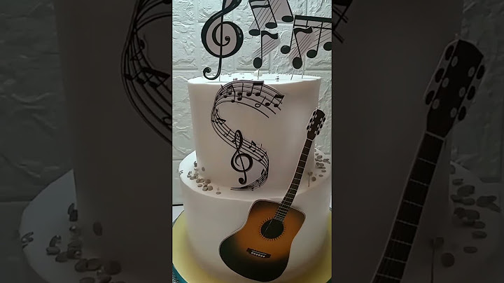 Birthday cake ideas for music lovers