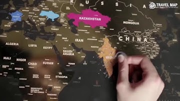 SCRATCH THE WORLD MAP!