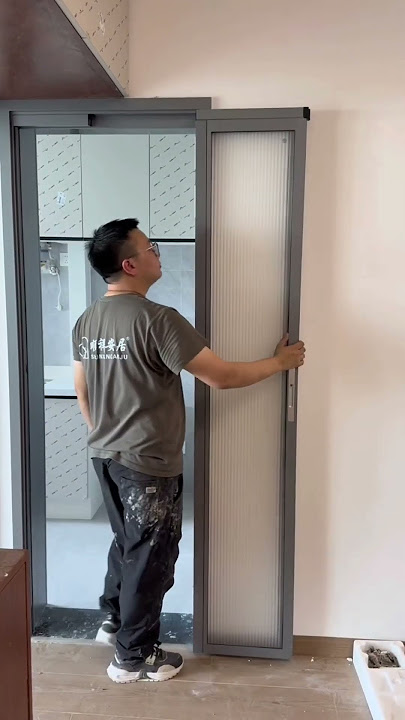 Small units can also be installed.#foshan #aluminiumdoors #fyp #ptdoor #pddoor