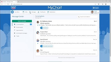Messages in MyChart (For Desktop)
