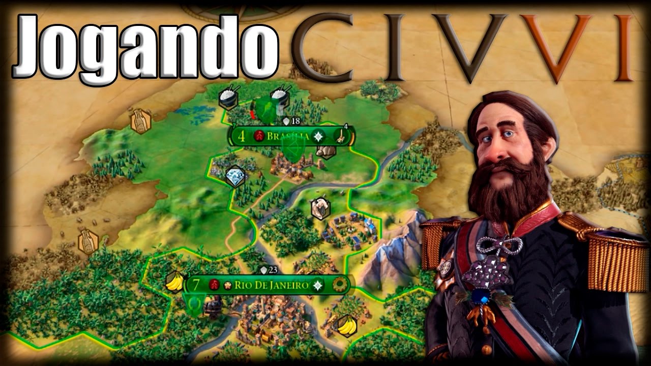 Jogando Civilization VI - Dom Pedro, Bárbaros e Bananas! camera iphone 8 plus apk
