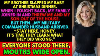 My Brother Slapped My Baby At Christmas Dinner — I Fought Back, But They All Mocked Me…