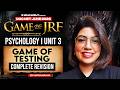 UGC NET Psychology | GAME OF TESTING - Complete Revision | UGC NET Psychology 2026 | Hafsa Mam