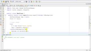 Java running code for converting image to greyscale