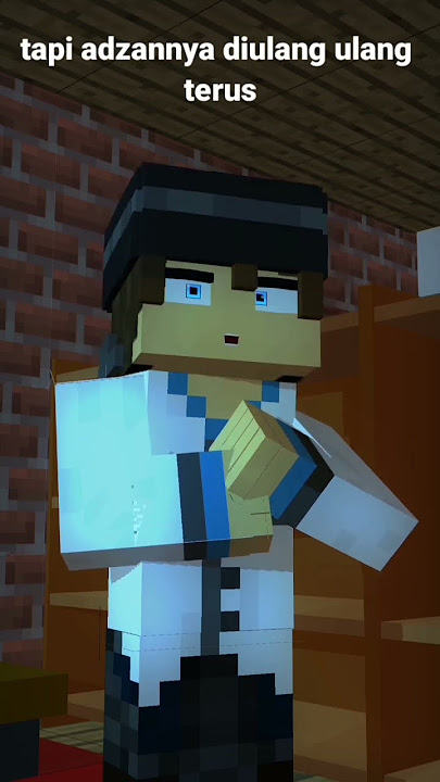 Adzan yang diulang-ulang pada malam hari? #minecraft #prisma3d #animasi #render #halal