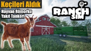 Keçi̇leri̇ Aldik Ve Ahir Yaptik Hayvan Taşima Römorku Ve Yakit Tankeri̇ni̇ Aldik Ranch Simulator 