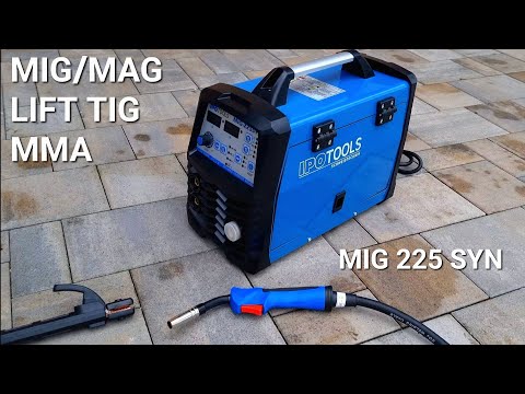 IPOTOOLS MIG 225 SYN multi synergic welding machine 3 v1 MMA / MIG / MAG / TIG