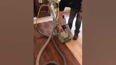 Explanation on how to properly use drum sander
