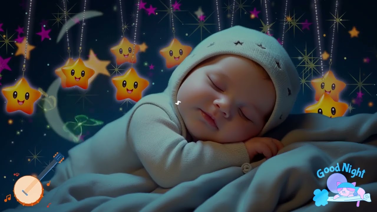 Sleep Instantly Within 3 Minutes 🎶 Sleep Music For Babies ♥ Mozart Brahms Lullaby 🌙 Calm Night