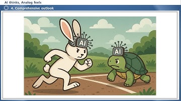 AI thinks, Analog feels.