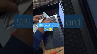 JDK #unboxing ✅SBI credit card✅ unboxing #shortsvideo #youtubeshort