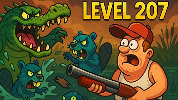Swamp Attack 2 Level 207 Gameplay Walkthrough
