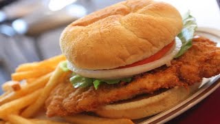 Iowa Pork Chop Sandwich Breaded and Fried | Pork Sandwich Fast and Easy