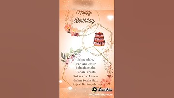 Thumbnail of Happy Birthday to you, ucapan Selamat ulang Tahun #happybirthday #ulangtahun