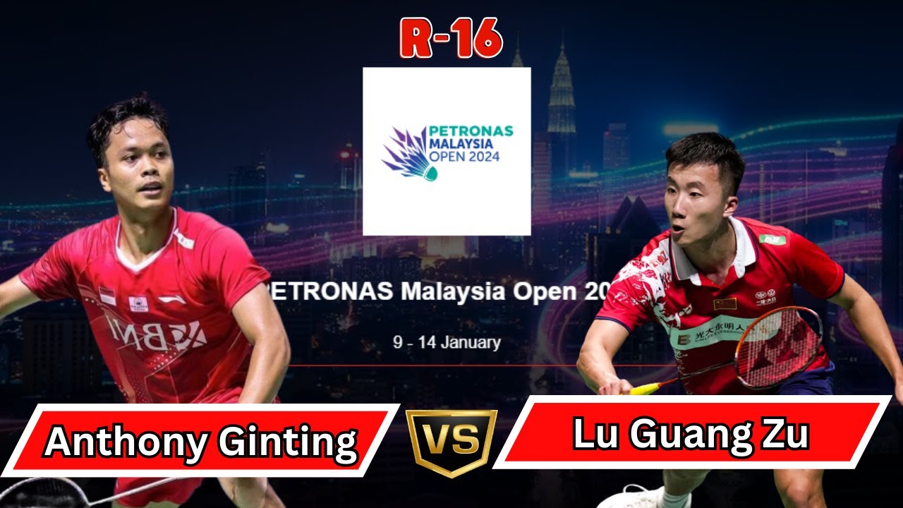 🔴Anthony Sinisuka GINTING vs LU Guang Zu Petronas Malaysia Open 2024