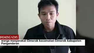 Warga masyarakat Cimerak kecamatan Cimerak kabupaten Pangandaran