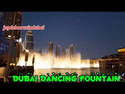 Dubai Dancing Fountain before renovation for 2025 #dubai #dancingfountain #asmr @jaydelacruzindubai