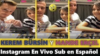 Hande Ercel y Kerem Bursin En Vivo  antes del Capítulo 9 Subtitulado en Español | Sen Çal Kapımı